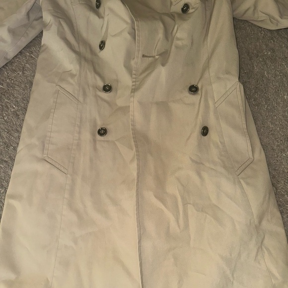 Women’s size S small London Fog tan weatherwear jacket made in USA trench coat - Picture 5 of 7